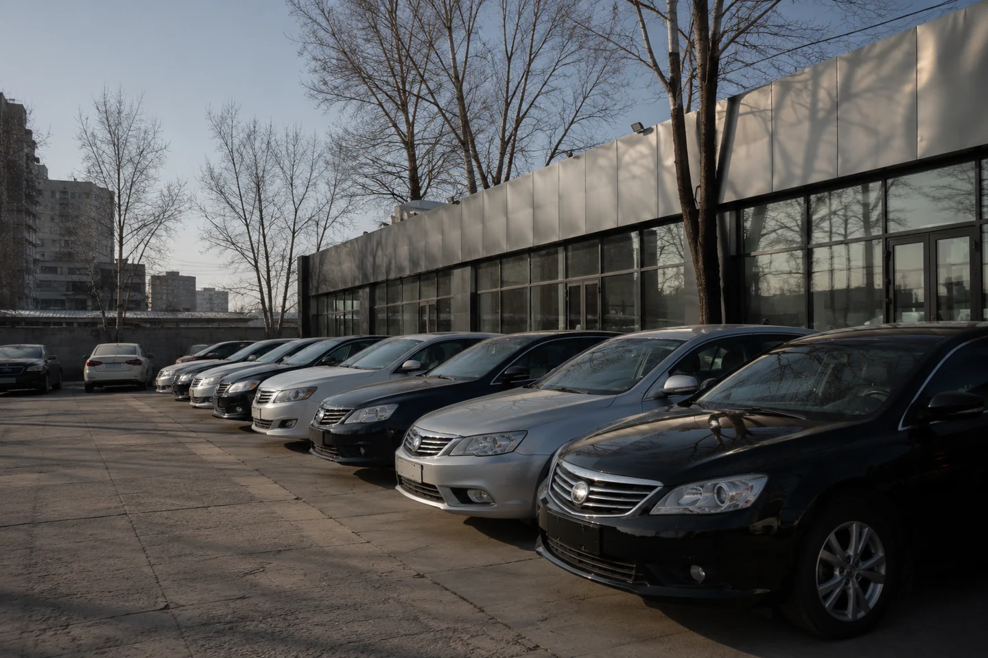 Автомобильная площадка Shinezo Auto в первые годы работы